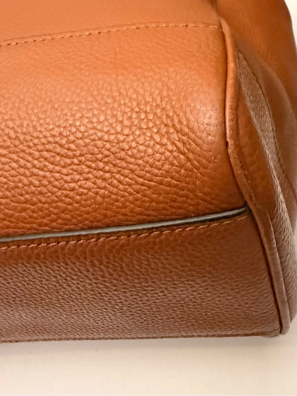 Coach Hudson Leather Messenger Bag Briefcase Saddle Brown Laptop Crossbody